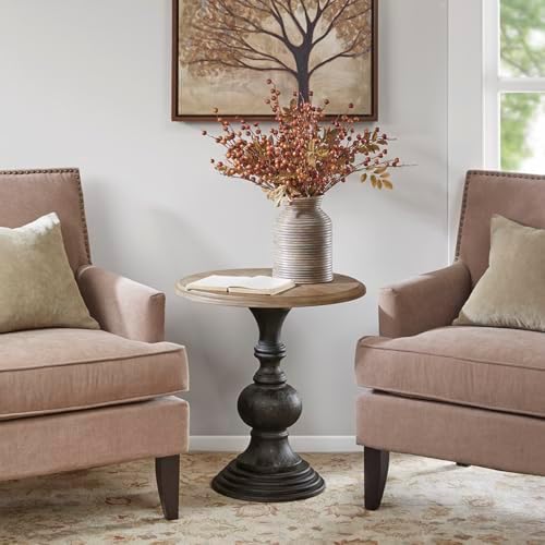 Reclaimed Walnut Accent Table by Unknown