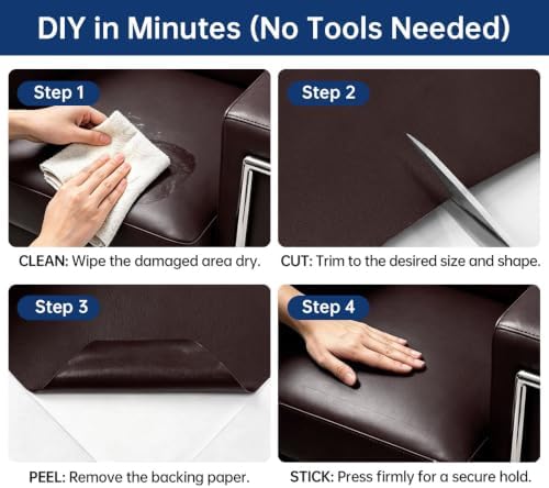 Leather Repair Tape, self-Adhesive Leather Repair Patch, - Image 5