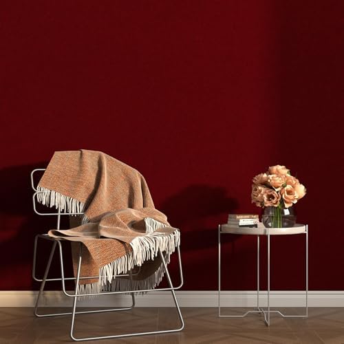 Maroon Wallpaper Self Adhesive Felt Drawer Liner 24"x237" Dark Red Flocking - Image 4