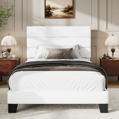 WEEWAY Twin Size Velvet Bed Frame by WEEWAY