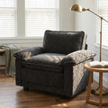 Modern Cloud Single Sofa, Comfy Chenille Couch by Unknown