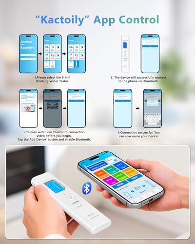6-in-1 Smart Water Tester for Drinking Water - Image 3