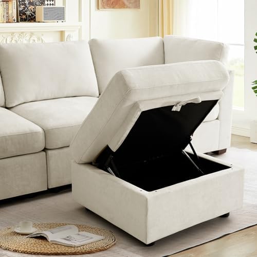 EDILLY 94 inches Oversized Modular Sectional Fabric Cloud Sofa Set, Extra Large - Image 7