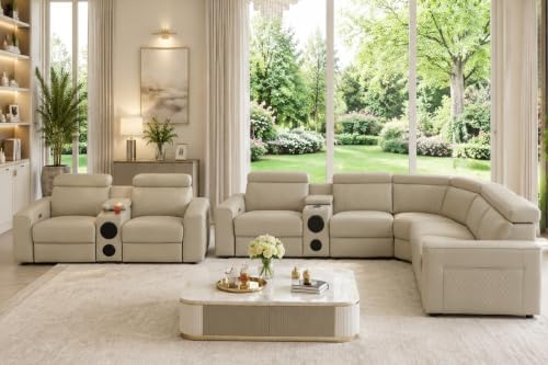 Power Reclining Sectional Sofa Set by PonlivingFurniture