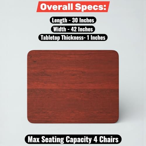 30" x 42" Rectangular Reversible White Birch/Ash Laminated Table Top, - Image 2