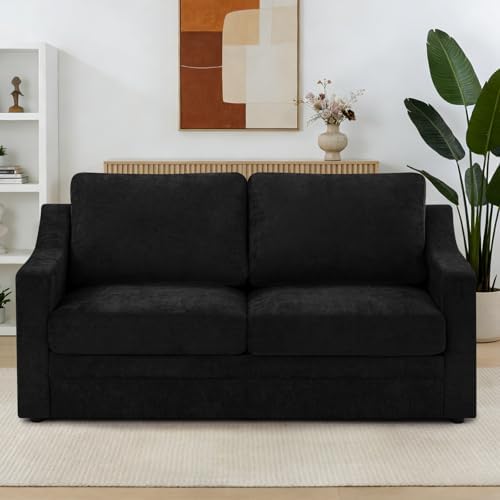 67” Chenille Loveseat Sofa w/Comfortable Back Cushions - Image 4