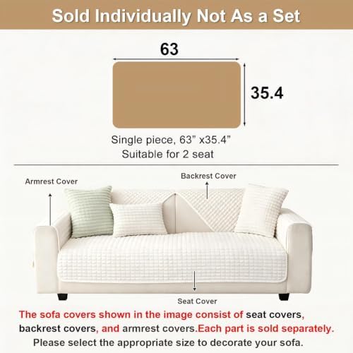 Soft Velvet Fuzzy Couch Covers Washable - Image 4