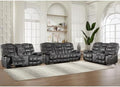 HAOMARKETS 3 Pieces Recliner Sofa Furniture Set, Include 2 Manual Loveseat Sofas by HAOMARKETS