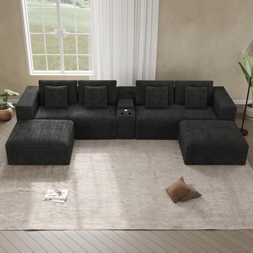 ONEMMLION 151" Oversized Cloud Sectional Couch - Image 5