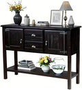 LKTART 48" Solid Wood Sideboard Buffet Cabinet by LKTART