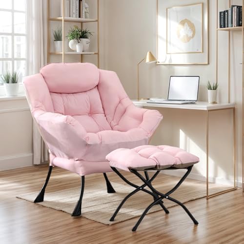 Lazy Chair with Ottoman, Soft Comfy Chair - Image 5