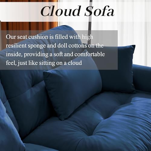 Blue Ottoman for Modular Sectional Sofa, Single Sofa, Ottoman Seat for - Image 4
