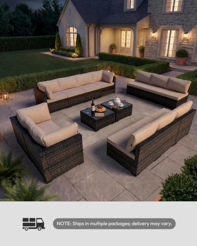 WWR Patio Furniture Set 14 Piece - Image 6