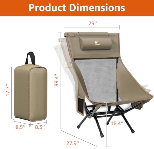 Portable Folding Rocking Camping Chair - Image 3