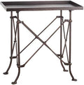 Creative Co-Op Vintage Rectangular Metal Side Table by Unknown