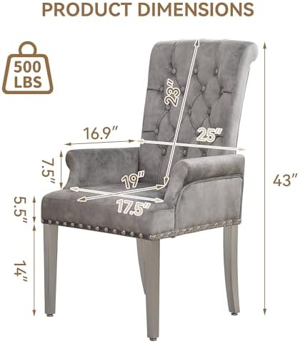 WUTUTUEE Velvet Dining Chair - Image 2