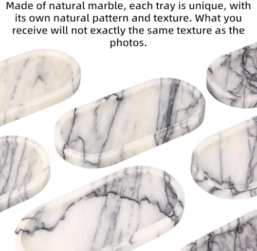 Natural Marble Tray Oval - Image 4