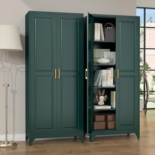 SteeLoong 75”Metal Pantry Storage Cabinet - Image 7
