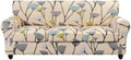 SearchI Stretch Sofa Cover Printed Couch Cover, Floral Pattern 4 Pieces Sofa by SearchI