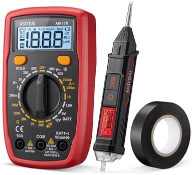 AstroAI Electrical Test Kit ETK1, Digital Multimeter, Non-Contact Voltage by AstroAI