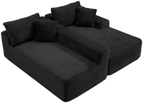105-Inch L-Shaped Right Facing Corner Compressed Sofa Modular Sectional - Image 6
