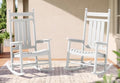 SERWALL Comfortable Outdoor Rocking Chairs Set of 2 by SERWALL