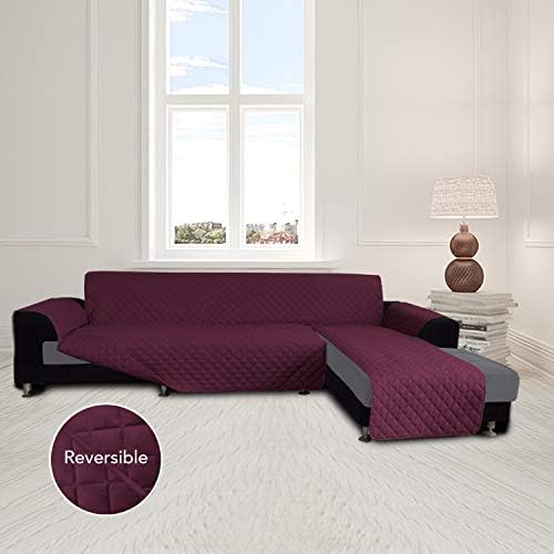 Easy-Going Reversible L-Shape Sectional Couch Cover - Image 2