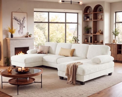 Furniwell U-Shaped Convertible Sectional Sofa Couch - Image 5