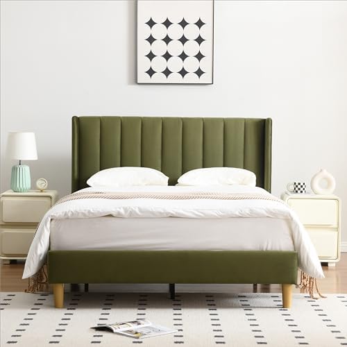 YUHUASHI Full Bed Frame，Platform Bed - Image 3