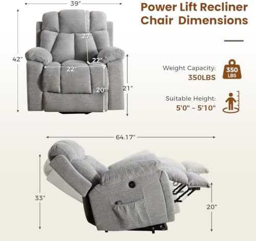CANMOV Power Lift Recliner Chair - Image 2
