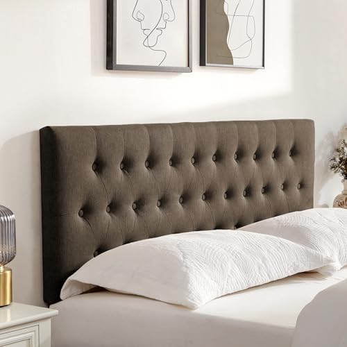 Tufted Upholstered Headboard Twin Size, Adjustable Height 37- 51 in - Image 6