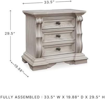 Signature Design by Ashley 3 Drawer Nightstand - Image 3