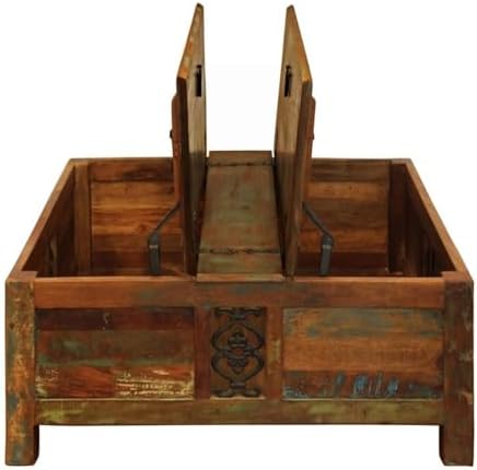 Pemberly Row 40" Reclaimed Solid Wood Lift-Top Coffee Table, Kiln-Dried Hardwood - Image 4