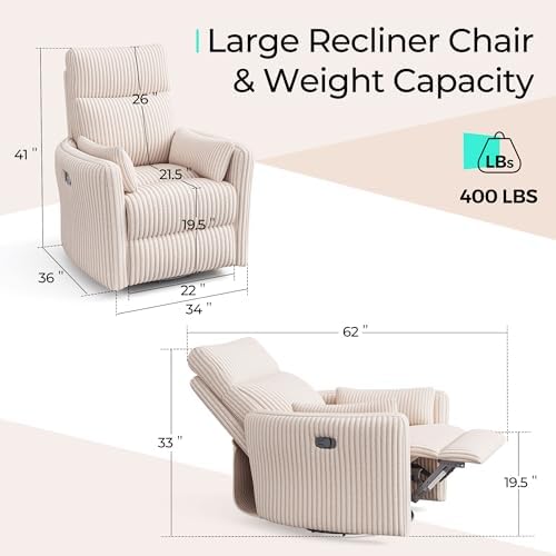 LINSY HOME 360 Swivel Nursery Rocking Chair - Image 2
