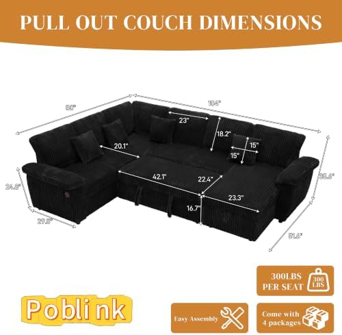 Modular Sectional Sleeper Sofa - Image 3