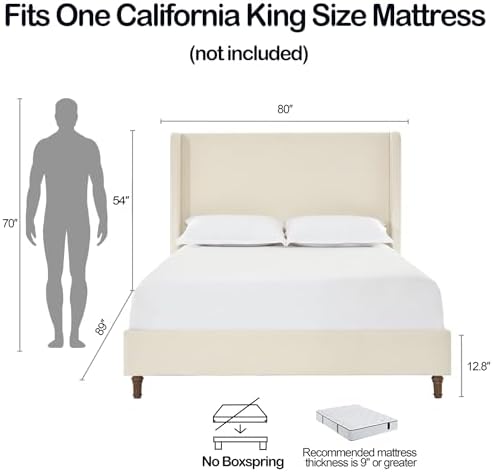 California King Boucle Bed Frame - Image 2
