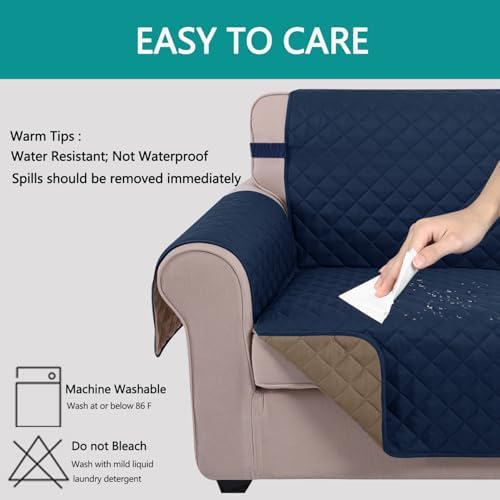 U-NICE HOME Large Sofa Cover Reversible Couch Cover - Image 5