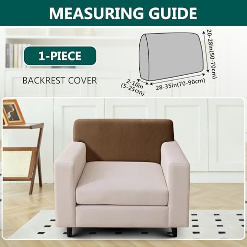 UNBBRRL Stretch Sofa Backrest Cushion Cover - Image 2