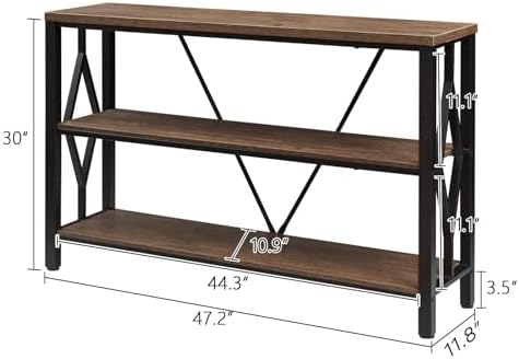 Sofa Console Table, Rustic Entry Table - Image 2