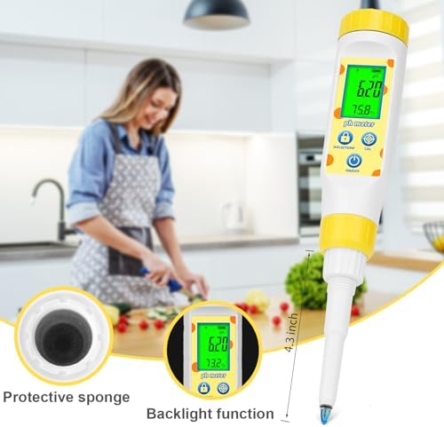 Digital pH Meter for Food Fermentation and Canning, Smart Food pH Tester - Image 4