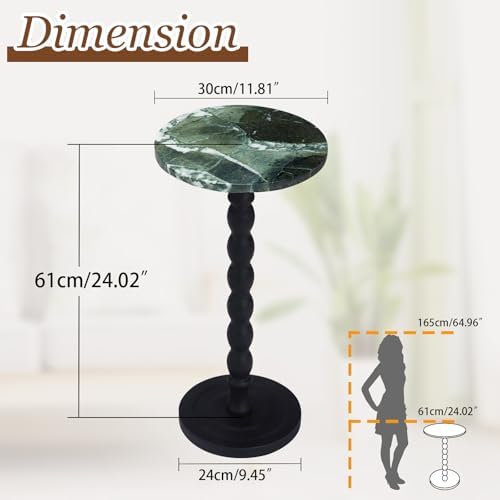 Round End Table, Modern Accent Table - Image 3