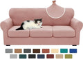 XINEAGE 4-Piece Stretch Sofa Cover, Washable Couch Covers by XINEAGE