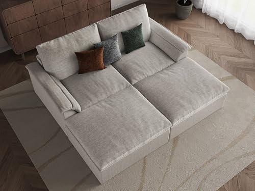EASE MOOSE Sectional Boneless Couches, Oversized Sofa Bed - Image 3
