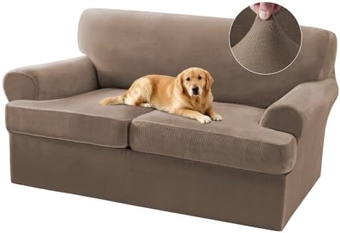 Turquoize Sofa Cover 3 Piece T Cushion Loveseat Covers by Turquoize
