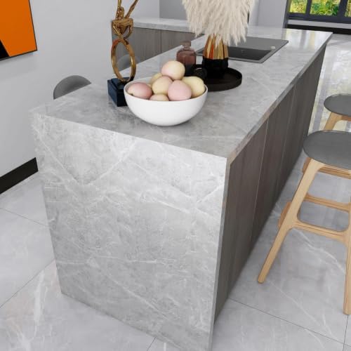 Granite Gray Marble Contact Paper - Image 6