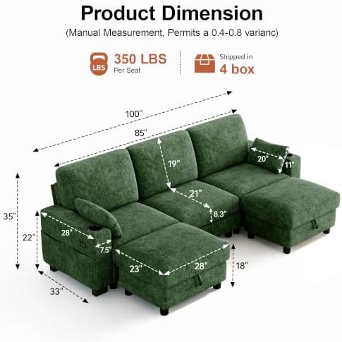 Vipbear Modular Sectional Sofa - Image 2