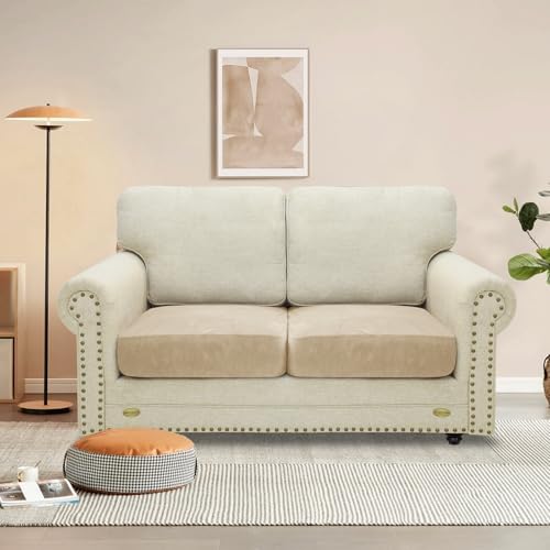 MAXIJIN Velvet Stretch Seat Cushion Covers Couch Cushion Cover - Image 2