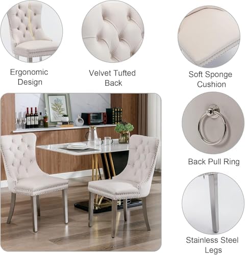 45” Round Dining Table Set For 2, Kitchen Table - Image 7