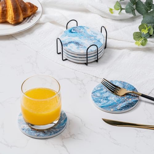 6Pcs Absorbent Coasters Set - Image 6