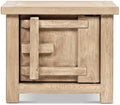 Jennifer Taylor Home Rowan 28.5" Solid Reclaimed Pine Left Side Table, Natural by Unknown